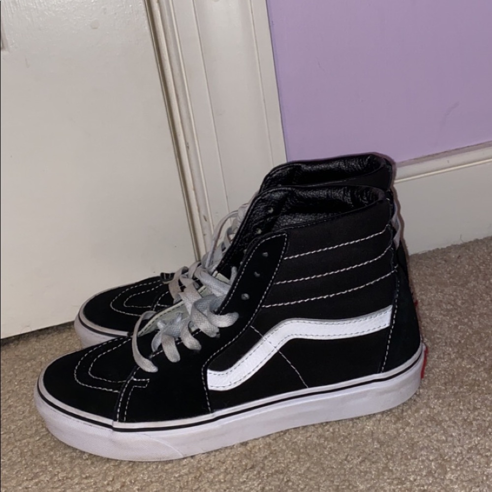 black high top vans